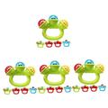 ibasenice Baby Teether 20 Pcs Hand Bell Soft Rattles Shaker Kids Shaker Bell Toys Hand Grip Baby Toys Pet Bell Baby Teething Newborn Toys Toys Portable Teether Infant Plastic