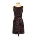 Tabitha Casual Dress - Sheath: Black Jacquard Dresses - Women's Size 2