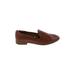 Universal Thread Flats: Loafers Stacked Heel Boho Chic Brown Print Shoes - Women's Size 8 1/2 - Almond Toe