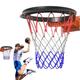 Heavy Duty Basketball Net | Basketball Net Replacement | Portable All Weather Basket Ball Net | Blue Red White Standard Basketball Hoop Net For Indoors And Outdoors Gym Equipment
