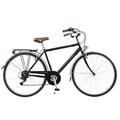 Via Veneto By Canellini Bike Comfort Bicycle Citybike CTB Man Vintage Retro Via Veneto Steel (54, Black)