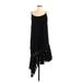 Eri + Ali Casual Dress - High/Low: Black Dresses - Women's Size Small Petite