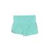 Body Glove Athletic Shorts: Teal Solid Activewear - Women's Size Large