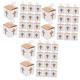 Gatuida 150 Pcs Square Carton Wedding Favors Candy Gift Bridesmaids Gifts Christmas Goodie Bags for Baby Square Gift Boxes Gift Boxes Bulk Candy Bags European Style Cross Paper