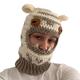 Wacky Balaclava Hat For Adult Autumn Winter Knitted Hat Halloween Party Photography Props Floral Robber Knitted Cap Halloween Party Hats Bulk