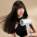 Professional Hair Dryer Ionic Blow Dryers,Hair Care High-Power Hair Dryer Hairstylist Men and Women,Special High Power Lightweight Travel Hairdryer (White)