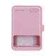 Qoier Portable Dental Floss Dispenser with 150 Floss Floss Pick Holder Automatic Induction Refillable Rechargeable for Home Travel Hotel (Pink)