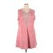 rue21 Casual Dress - A-Line Scoop Neck Sleeveless: Pink Print Dresses - Women's Size 3X