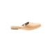 Universal Thread Flats: D'Orsay Stacked Heel Casual Tan Print Shoes - Women's Size 6 - Almond Toe