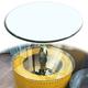 WORDFUN Round Tempered Glass, Premium Round Circular Plate Glass, High Temperature Resistants, Explosion-proof, Glass Tops For Dining Room Table, For My Barrel Pub Table