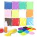 13.2lbs 12pcs Art Colored Sand DIY Drawing Sand Arts and Crafts Kit Craft Sand for Wedding Birthday Party Decorative