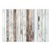 Peel & Stick Wall Mural - Distressed Old Wood- Removable Wallpaper