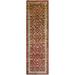 Noori Rug Fine Vintage Distressed Amira Pink/Beige Runner - 3'6" x 12'2"