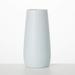 Sullivans 11.5" Soft Gray Matte Dotted Vase, Ceramic - 5.5"L x 5.5"W x 11.5"H