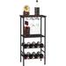 Freestanding Wine Rack, Rustic Wine Rack, Floor Standing Home Wine Rack, Wine Cabinet - 11.8"D x 15.75"W x 31.5"H