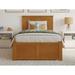 Nantucket Platform Bed with Footboard and Storage Drawers
