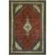 Noori Rug Fine Vintage Distressed Jade Red/Ivory Rug - 6'9" x 9'8"