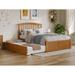 Richmond Platform Bed with Footboard and Twin Trundle