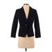 American Eagle Outfitters Blazer Jacket: Short Black Print Jackets & Outerwear - Women's Size Small