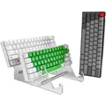 Supports de clavier pour bureau clair mécanique tiges de connexion affichage transparent