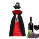 Couverture de bouteille de vin décorative d'Halloween manteau de bouteille de vin avec 550 pièces