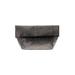 Banana Republic Factory Store Leather Clutch: Metallic Silver Bags