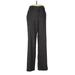 Van Heusen Studio Dress Pants - High Rise Boot Cut Trouser: Gray Bottoms - Women's Size 4