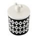 Disney Home Monochrome Small Ceramic Canister, 2.2 Cup Ceramic in Black | 5.9 H x 3.75 W x 3.75 D in | Wayfair 49046