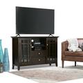 Lark Manor™ Alidis Solid Wood TV Stand for TVs up to 65" Wood in Brown | 34.7 H in | Wayfair C2FC13388CA74EA9BD58B012CF9F291B