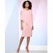 Draper's & Damon's Women's Shimmer Knit Dress - Pink - 18W - Womens