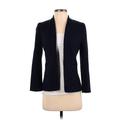 J.Crew Blazer Jacket: Short Blue Print Jackets & Outerwear - Women's Size 0