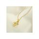 Golden Christian Cross Crystal Necklace - Silver | Wowcher