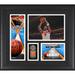 "OG Anunoby New York Knicks Framed 15"" x 17"" Collage with a Piece of Team-Used Ball"