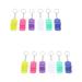 12 pcs Cellphone Holder Keyrings Portable Phone Holder Mini Phone Holder Silicone Cellphone Stand