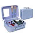 Dazzduo Makeup Bag Makeup Case - Cosmetic Makeup PU Shell Portable Shell Portable Women Makeup Mirror Make Mirror - Cosmetic Up Case Men Makeup Brushes / Make Up Case Portable Women Cosmetics