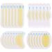 24 Pieces Blister Pads Bandages Blister Gel Guard Waterproof Blister Prevention Cushions for Fingers Toes Forefoot and Heel