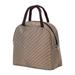 Organization and Storage Striped Bento Insulated Bag Cosmetic Bag Tote Bag Ice Bag Travel Outdoor Picnic Bag