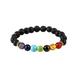 Anti-Swelling Black Slimming Anklet For Men Women 1 Pcs Chakra Energy Protection Anklet Swelling Beaded Bracelet Gifts Health Products