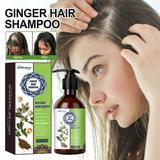 Ginger shampoo Hair&Thick hair Shampoo Deep cleaning Anti-Hair Loss Hair Growth Shampoo with Ginger Oil &Aloe Vera&Polygonum Multiflorum Extract for Thinning Hair for Men and Women 100ml 1PC