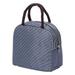 Organization and Storage Striped Bento Insulated Bag Cosmetic Bag Tote Bag Ice Bag Travel Outdoor Picnic Bag