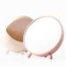 Desktop Mirror Nordic Presents for Mothers Day Vanity Lighted Make up Student Pink