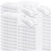Cotton Salon Towels White - 144 Pack - Not Bleach Proof - 16 X 27 Inches - Hand Towels Bulk - Highly Absorbent Gym Hair And Spa Towels