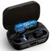 Wireless Earbuds for iPhone Android Bluetooth 5.2 Headphones 120Hrs Playtime Waterproof IPX7 In-Ear Stereo Earphones Headset Noise Cancelling True Wireless Earbuds with Ear Hooks&Charging Case Black