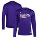 Men's adidas Purple Washington Huskies Reverse Retro Baseball Script Pullover Sweatshirt