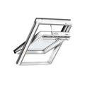 VELUX Electric Centre Pivot Roof Window White Maintenance Free Polyurethane 780 x 1178mm GGU MK06 007021U