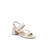 Wide Width Women's Celia Sandal by LifeStride in White Faux Leather (Size 9 1/2 W)