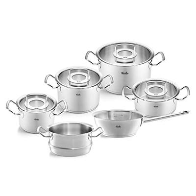 Topf-Set FISSLER "Original-Profi Collection", silber (silberfarben), Töpfe, Made in Germany Image