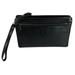 Burberry Makeup | Authentic Burberry Black Leather Mens Womens Clutch Toiletry Makeup Bag Luxury | Color: Black/Tan | Size: Os