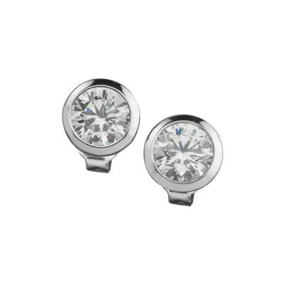 Paar Ohrstecker CELESTA "Silber 925 Zirkonia weiß", weiß (weiß, weiß), Ohrringe, Damen, ONE-SIZE, Silber 925 (Sterlingsilber) Image