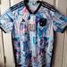 Adidas Shirts | Adidas Japan Soccer Jersey Anime Dragon Ball Goku Tsubasa World Cup 2018 2xl | Color: Blue/White | Size: 2xl